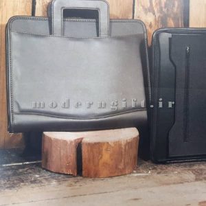 کیف دسته کشویی سمیناری چرمی