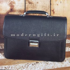 کیف اداری چرم تک قفل رمز دار