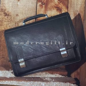 کیف اداری چرم دو قفل رمز دار