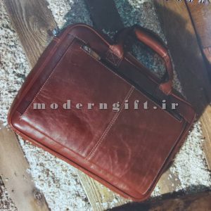کیف اداری چرم زیپ دار