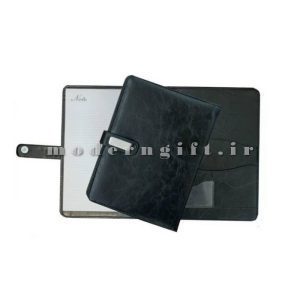 فولدر همایشی چرمی دکمه دار